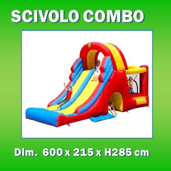 gonfiabile scivolo roma