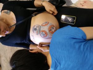 belly painting disegno pancia roma