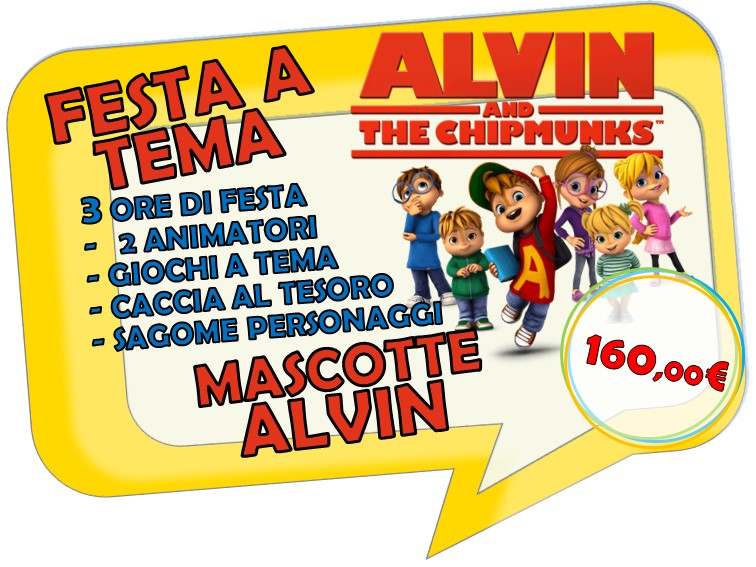 festa a tema alvin