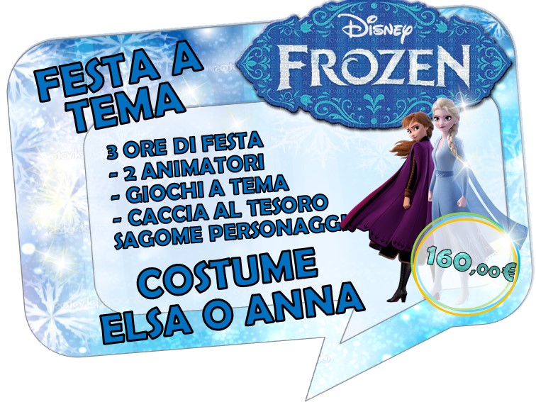 festa a tema frozen