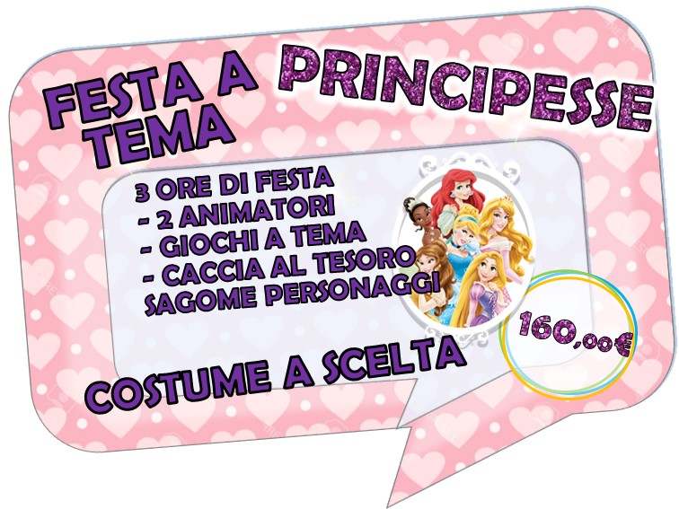 FESTA A TEMA PRINCIPESSE